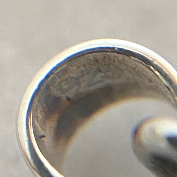 Sterling Silver 925 Blue Blank Engraveable Baby Boy Shoe Pendant Charm Baby Gift - Picture 9 of 14